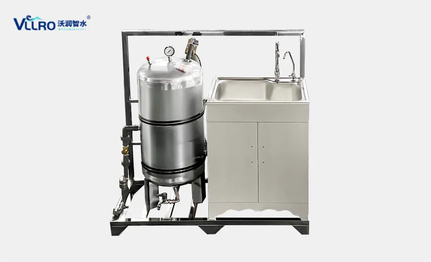 Conas a Sheachadann an Meaisín Purifier Soláthair Uisce 304 Cruach Dhosmálta Uisce Óil Sábháilte ó Dhramhaíl do Thithe Tuaithe?